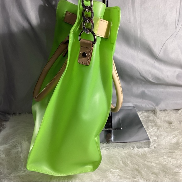 Super Rare Michael Kors PVC Hamilton Handle Shoulder Bag EUC - Picture 10 of 12